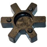 Lovejoy type, Buna-N three jaw coupler "spider" for L-090 and L-095, Unbranded (COUPLER-L095-SPIDER)