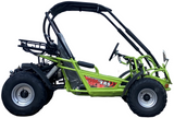 Trailmaster 200 XRS Buggy Go Kart CVT, Auto With Reverse, Number One Go Kart Nationwide (Green) (TM-200-XRS-GREEN)