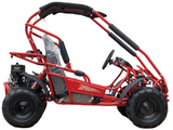 TrailMaster MID-size XRX-R Go Kart, 7.5hp Torque Converter, Electric Start with Reverse, Kids Ages 7-12 - (Red)