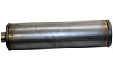 Large Muffler body, no legs or flanges, 16" Overall length, Inlet is 1.156" wide and 1.727" long, Outlet has a 1.4" inner diameter Misc Engine Parts (MUFFLER-48-L)