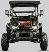 TrailMaster Challenger 200EUX UTV Side-by-Side, Front Cargo Rack, Rear Dump Bed, Deluxe Alloy Wheels, LED Light Bar