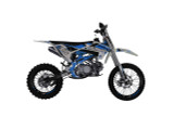 TrailMaster LK125 Pro Series Dirt Bike, Electric Start, 4-Speed Manual, Dual Disc Brakes, (17/14) Wheels