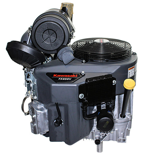 27hp Kawasaki FX Series Engine, Vertical 1-1/8"x4-9/32" Keyed Shaft, Electric Start, 15 Amp Alternator, Canister Air Filter (FX850V-S00-S)