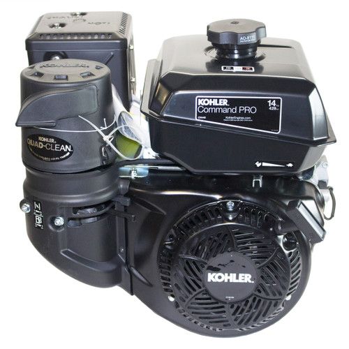 14HP Command Pro, Horizontal 1" Tapered Shaft, Recoil & Electric Start, OHV, CIS, LOS, Cyclonic Air Filter, Kohler Engine (CH440-3204)