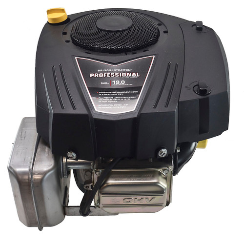 19hp Briggs & Stratton Professional Series Engine, Vertical 1"x3-5/32" Shaft, Electric Start, 9 Amp Alternator, Fuel Pump, Muffler (33S877-0022)