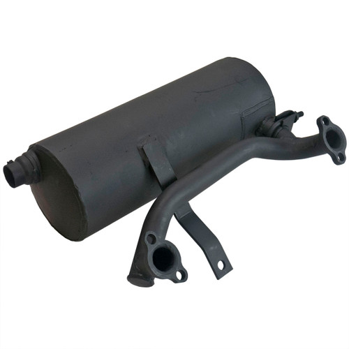 Right Muffler and Manifold to fit Vanguard horizontal Twin engines 21-23hp, Briggs   Stratton Engine Parts (BS-MUFFLER-60-R1)