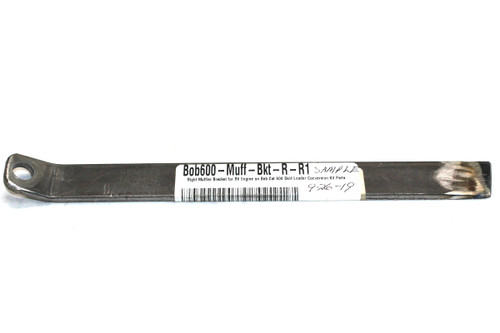 Right Muffler Bracket for BV Engine on Bob Cat 600 Skid Loader Conversion Kit (BOB600-MUFF-BKT-R-R1)