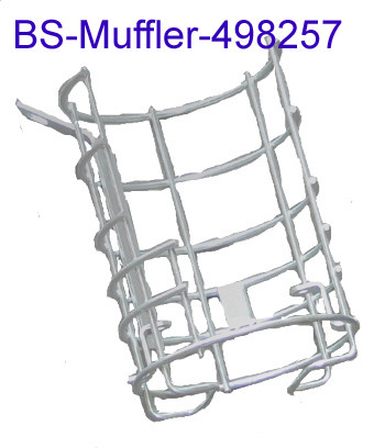 Muffler guard for 5hp 130200 series Briggs & Stratton Engine Parts (BS-MUFFLER-498257)