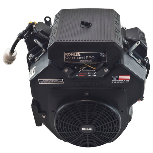 25hp Kohler Command Pro Series Engine, Horizontal 1-1/8x4 Shaft, Electric Start, 20 Amp Alternator (CH740-3375)
