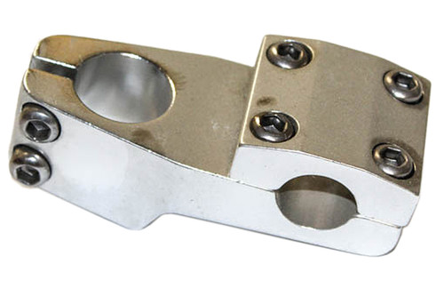 Handle Bars Gooseneck adapter, vertical hole is 1.1" and the horizontal is .835" Manco Powersports Engine Parts (2611)