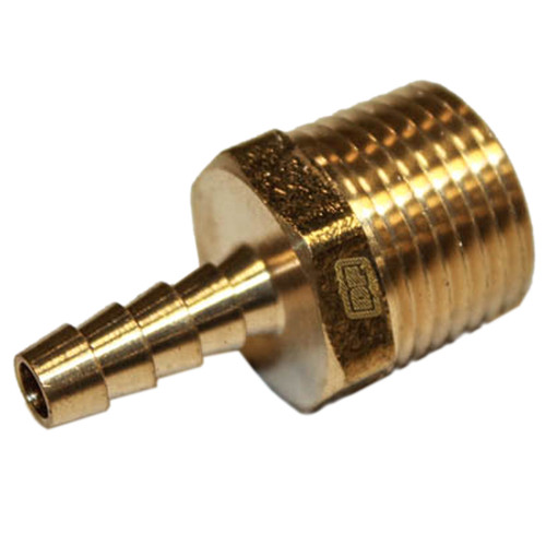 Brass Push-on Hose Fitting Adapter for 1/4" Hose ID X 1/2" NPTF Male Pipe Conversion Kit Parts, Unbranded (69923) Brass Push-on Hose Fitting Adapter for 1/4" Hose ID X 1/2" NPTF Male Pipe Conversion Kit Parts, Unbranded (69923)
