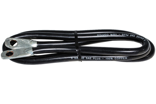 43" Battery Cable 6 gauge with 5/16" Ring Terminal on Both Ends Conversion Kit Parts (BATT-CABLE-43-RR) 43" Battery Cable 6 gauge with 5/16" Ring Terminal on Both Ends Conversion Kit Parts (BATT-CABLE-43-RR)