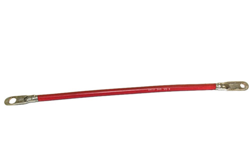 Battery Cable, RED, 6 Gauge, 12.25" long, 3/8" and 1/4" Terminal Ends Misc Tool (BATTERYCABLE-6G-13)