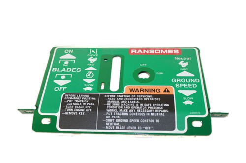 CONTROL PANEL Bunton Lawnmower Parts (BUN-2306040)