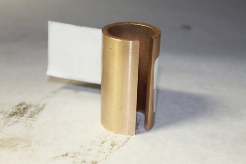 Slotted Bronze Bushing 1.13" ID x 1.43" OD x 2.5" Long Nominal, 3/8" Key Slot,  Made From Bush-1.13x1.5x2.5 Conversion Kit Parts (BUSH-1.13X1.43X2.5S)