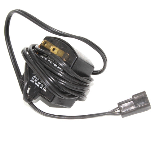 17.4 VDC 5W  120VAC, 60Hz 100MA may fit cub cadet or troybilt models (CHARGER-12-100A)