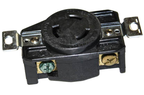 RECEPTACLE, Homelite 3 prong lock type for generator (HOM-48978)
