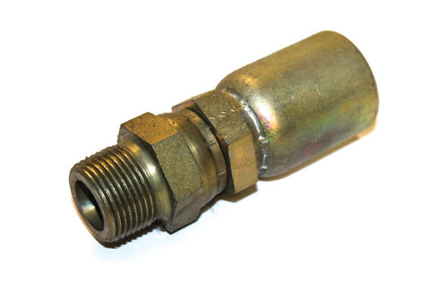 Male Pipe Swivel, 1" Threaded to 1-1/4" Hose Lawnmower Parts (HYD-FIT-013)