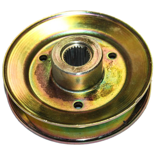 Drive Pulley, Single Groove, 0.56" ID (Splined 26 Teeth), 3.26" OD, 1.01" Wide, 1/2" Belt Lawnmower Parts (PU-1-0.56-3.26-12) Drive Pulley, Single Groove, 0.56" ID (Splined 26 Teeth), 3.26" OD, 1.01" Wide, 1/2" Belt Lawnmower Parts (PU-1-0.56-3.26-12)