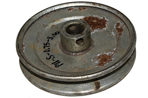 Drive Pulley, Single Groove, .75" ID, 5.00 OD, 5/8" Belt Lawnmower Parts (PU-1-0.75-5.00-58)