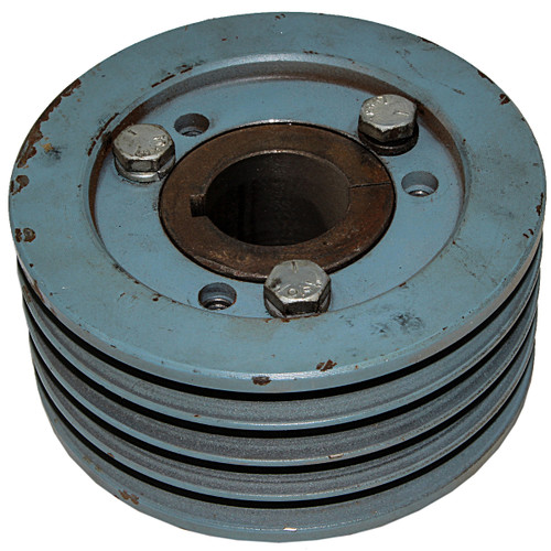 Drive Pulley, Four Groove, 1.82" ID (Taper Lock), 4.12" OD, 3/8" Belt, 1.91" Wide Lawnmower Parts (PU-4-1.82-4.12-38)
