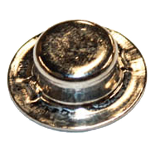 Push Nut, 1/2" Nickel Plated, 1/2" Stud Dia. .937" Cap Dia. .328" Height (PUSHNUT-12N)