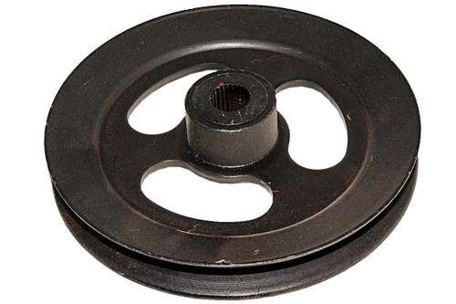 Drive Pulley, Single Groove, 0.56" ID (Splined 26 Teeth), 5.125" OD, 1.125" Wide, 1/2" Belt Lawnmower Parts (SEW-PU105651212)