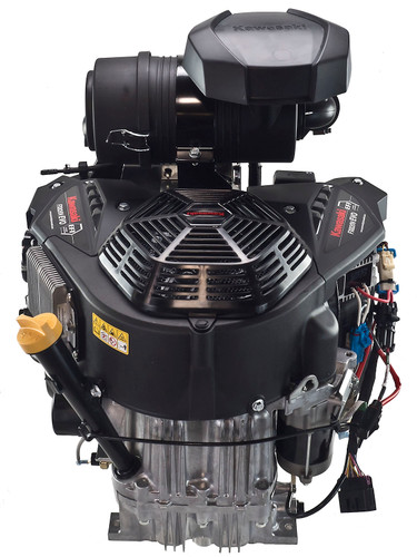 34.5hp Kawasaki EFI Engine, Vertical 1-1/8"x4-9/32" Keyed Shaft, Electric Start, Fuel Pump, Oil Cooler, 30 Amp Alternator, Canister Air Filter (FX820A-S05-S)