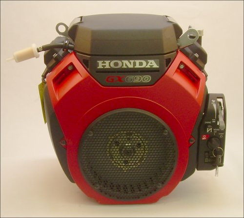 22.1 Net Power Honda GX Commercial Series Engine, Horizontal 1-7/16" Shaft, Fuel Pump, Oil Filter, Oil Cooler, Key Switch (GX690XBAF)