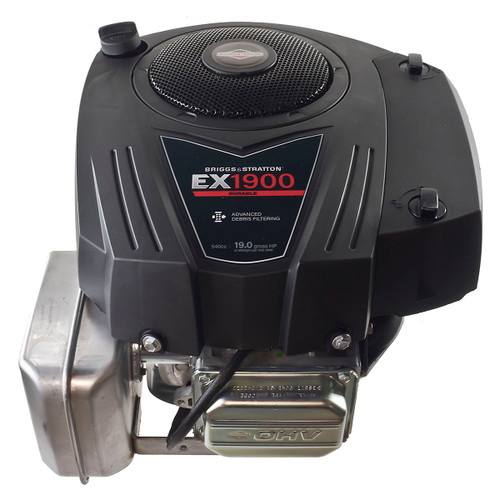 19hp Briggs & Stratton EX1900 Series Engine, Vertical 1"x3-5/32" Shaft, Electric Start, 9 Amp Alternator, Fuel Pump, Choke-a-Matic (see 33S877-0043) (33S877-0019)