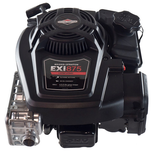 8.75 ft-lbs Briggs & Stratton 875 Professional Series Engine, Vertical 7/8" x 1-13/16" Shaft, OHV, Recoil Start, Ready Start, Fixed Throttle, Heavy Flywheel, On/Off Switch (125P02-0085)