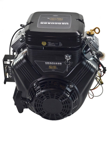 23hp Briggs & Stratton Vanguard Series Engine, Horizontal 1x2-29/32 Shaft, Electric + Recoil Start, 20 Amp Alternator (386447-0438)