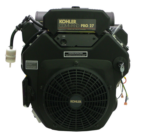 25hp Kohler Command Pro Series Engine, Horizontal 1-1/8x4-1/2 Shaft, Electric Start, 15 Amp Alternator (CH740-3161) 25hp Kohler Command Pro Series Engine, Horizontal 1-1/8x4-1/2 Shaft, Electric Start, 15 Amp Alternator (CH740-3161)