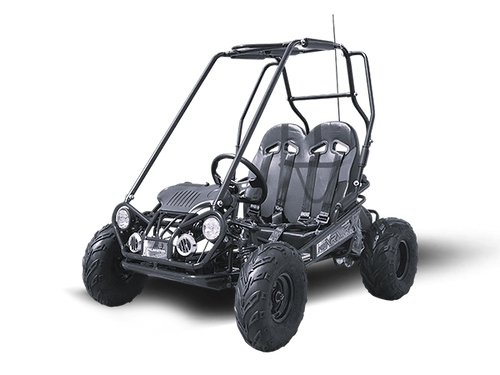 Trailmaster MINI XRX/R+ Go Kart, 5.5hp, Parental Remote Control with Reverse, Kids Ages 4-9 - (Red)