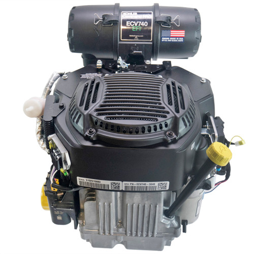 25hp Command Twin, EFI-Closed Loop, Vertical 1-1/8"x4-3/8", Fuel Pump, Snorkle Air Cleaner, for Husqvarna, Kohler Engine (ECV740-3064)