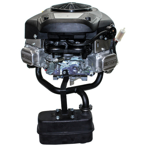 22hp Intek 1" x 3-5/32" Vertical Shaft, Conversion kit fits John Deere 320 & 345 tractors, This has an automatic choke on it, Briggs & Stratton Engine (44S677-JD345-R1)