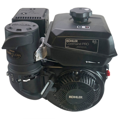 9.5hp Kohler Command Pro Engine, Horizontal 1"x 3-21/32" Keyed Shaft, Dual Bearings, Cyclonic Air Filter (CH395-3149)