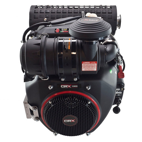 32 Net Power (35 hp Gross) 999cc CRX Series Engine, Horizontal 1-1/8"x4-1/8" Shaft, Electric Start, 20 Amp Alternator, Key Switch, Oil Cooler, Manual Throttle, Manual Choke, Fuel Pump (CRX1000-110056-DEMO)