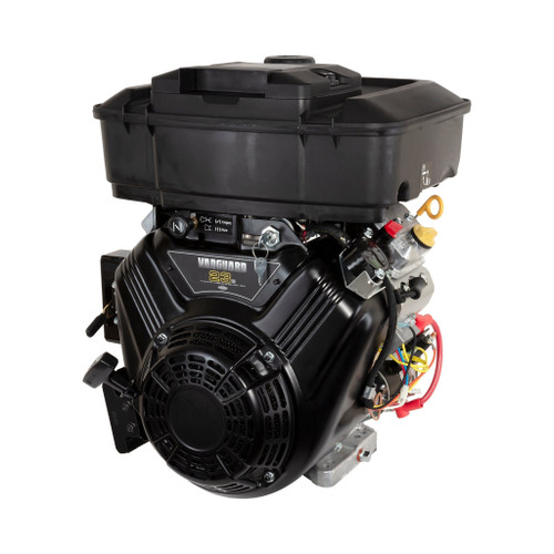 23hp Briggs & Stratton Vanguard Engine, 6.95 Qt Tank, Horizontal  1-1/8" x 4" Shaft, Recoil + Electric Start, 16 Amp Alternator (386447-0455)