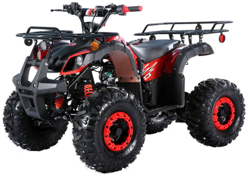 TrailMaster B125 125cc Utility ATV, Automatic with Reverse, 8-inch Wheels, Ages 9-12 (Red)