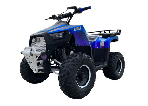 Lander-XD 125UF 125cc Utility ATV, Automatic with Reverse, 8-inch Wheels, Ages 9-12 (Blue)