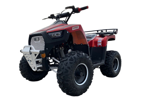 Lander-XD 125UF 125cc Utility ATV, Automatic with Reverse, 8-inch Wheels, Ages 9-12 (Red)