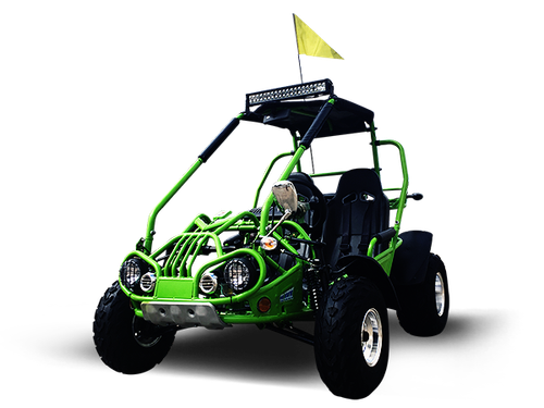 TrailMaster 200 XRX Deluxe Buggy Go Kart, Alloy Wheels, Lights, Turn Signals