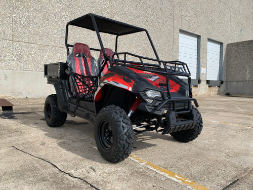 TrailMaster Challenger 200U UTV Side-by-Side, Front Cargo Rack, Rear Dump Bed