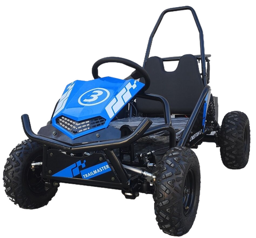 TrailMaster Cheetah i3 Kids Electric Mini Go Kart, 3-Speed settings, with Reverse, Kids Ages 4-9