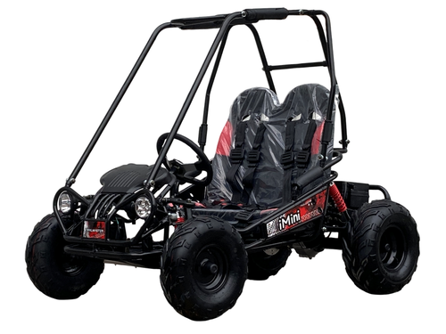 TrailMaster iMini Kids Electric Go Kart, Reverse, 48v, 2-speed settings, Kids Ages 4-9
