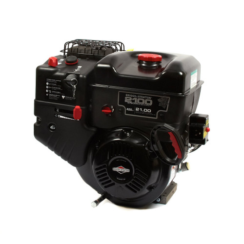 21.00 Gross Torque, 2100 Series Snow Briggs & Stratton, Horizontal 1"x2-3/4" Shaft, 110V Electric + Recoil Start, 9 Amp Alternator, Dual Ball Bearings, Briggs & Stratton Engine (25M137-0019)