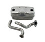 3278601 Muffler for Command or Courage vertical twins, with two manifolds Kohler Engine Parts (KO-3278601)