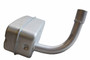 Muffler for Case 1816 B with 18hp Briggs Conversion Kit Parts