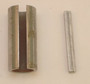 , 2.20" Long, to go from 3/4" shaft to 1" shaft including a stepped key from 3/16" to 1/4", Unbranded (SLEEVE-34-1X220-KEY)